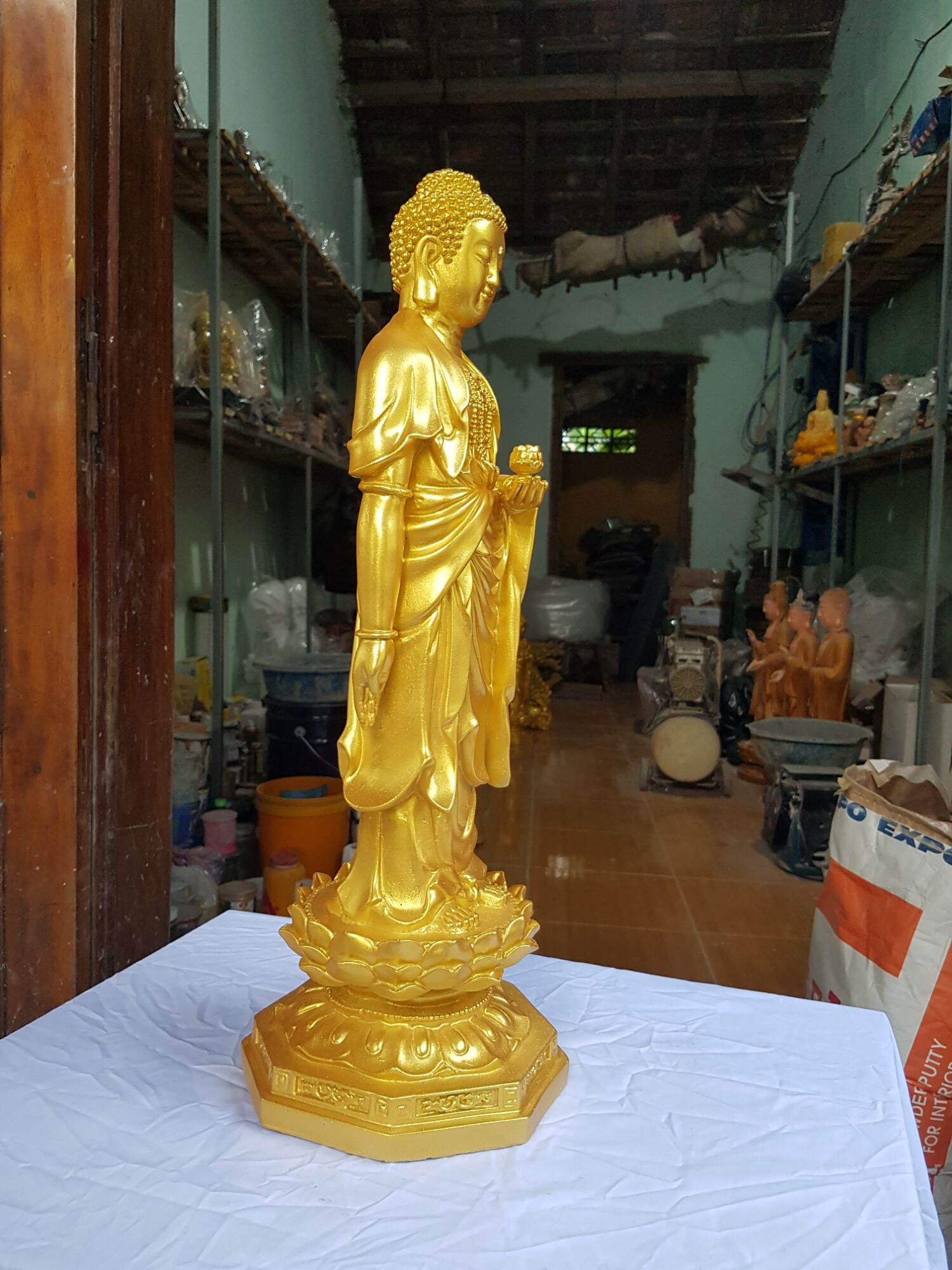 Standing Statue of Amitabha Buddha, 60m High.