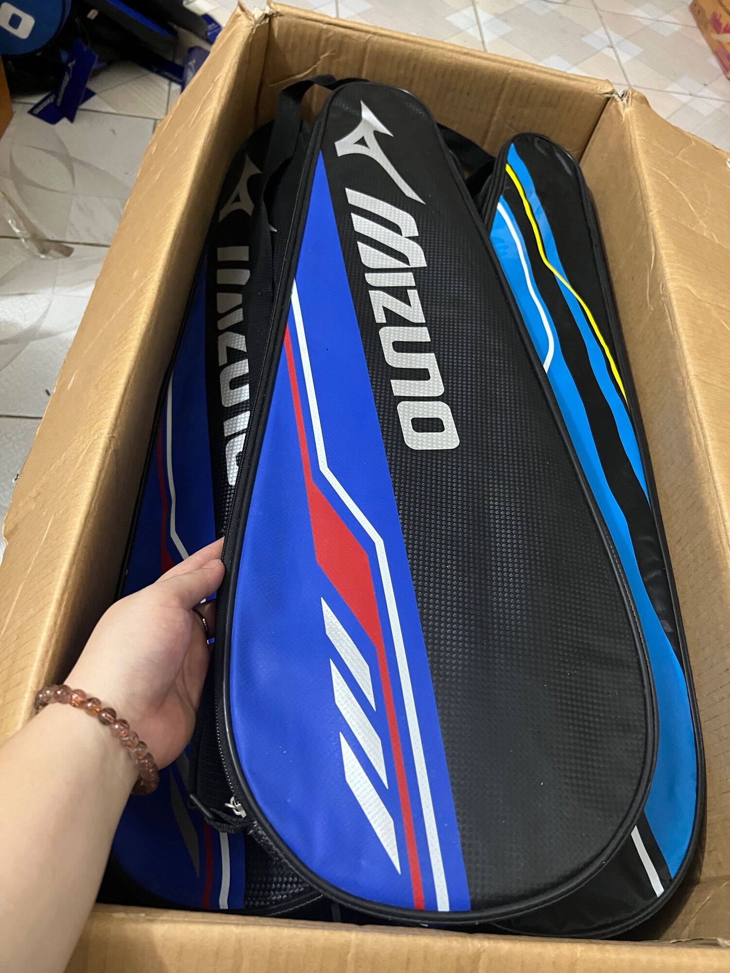 Túi đựng vợt cầu lông Mizuno