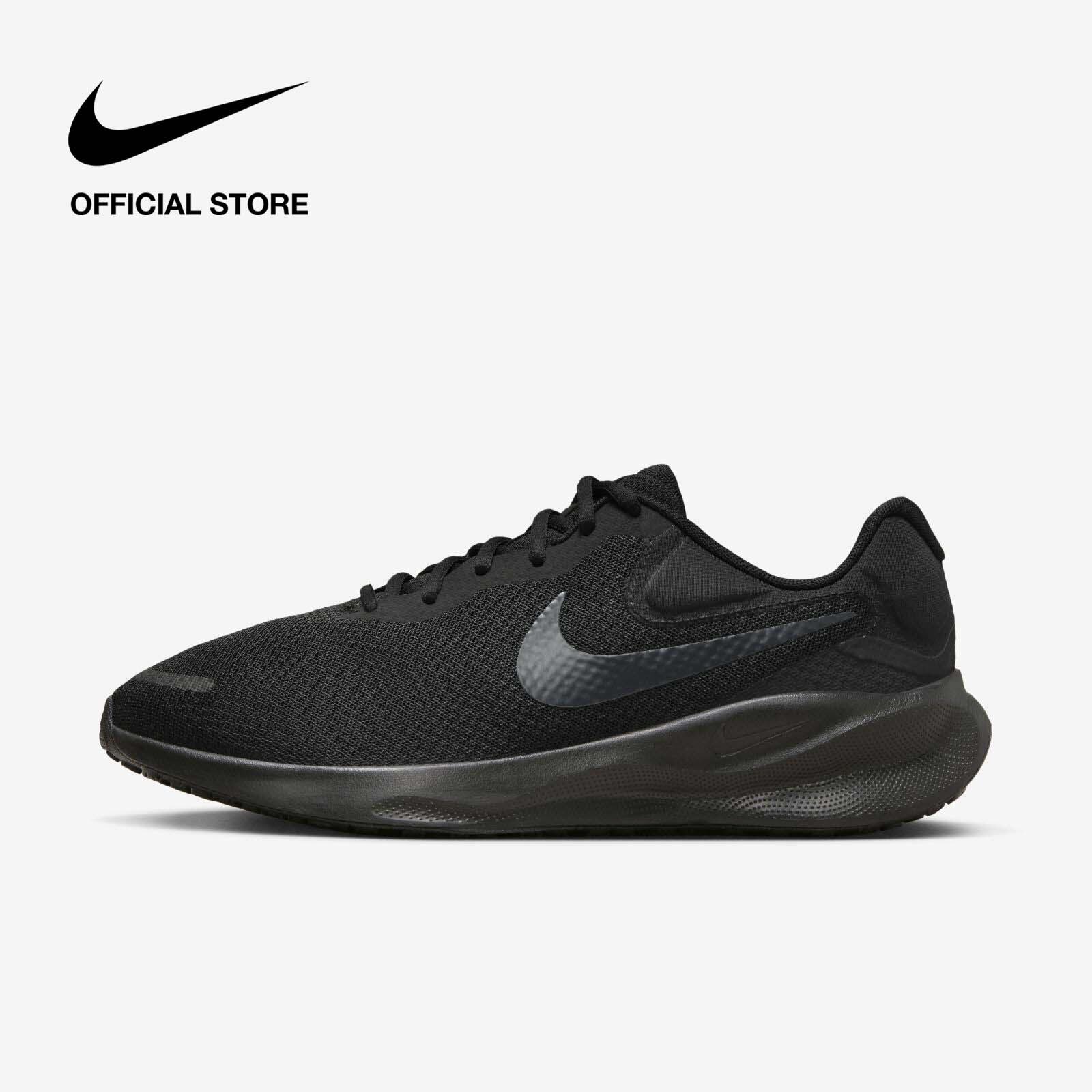 [25-29.5| VOUCHER 35%] Giày Thể Thao Nike Men's Revolution 7 (Extra Wide) Road Running Shoes - Black