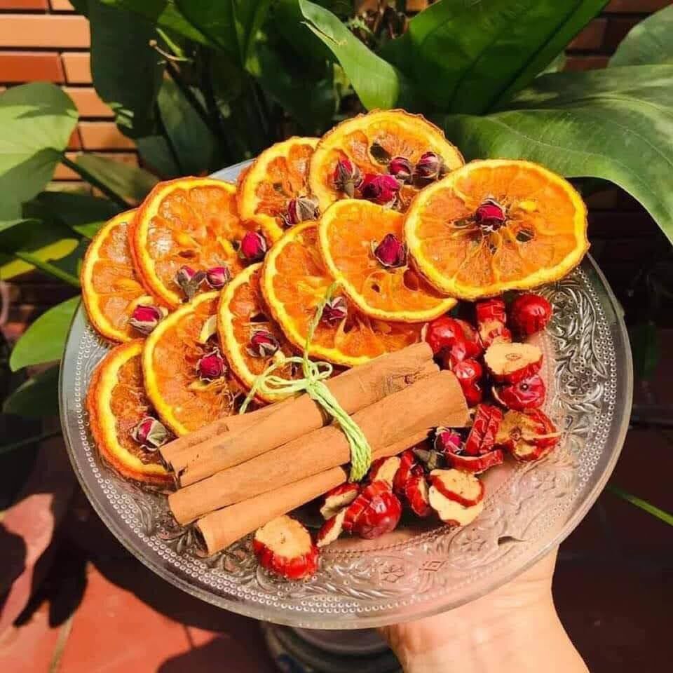 Set 30 gói trà cam quế hoa hồng