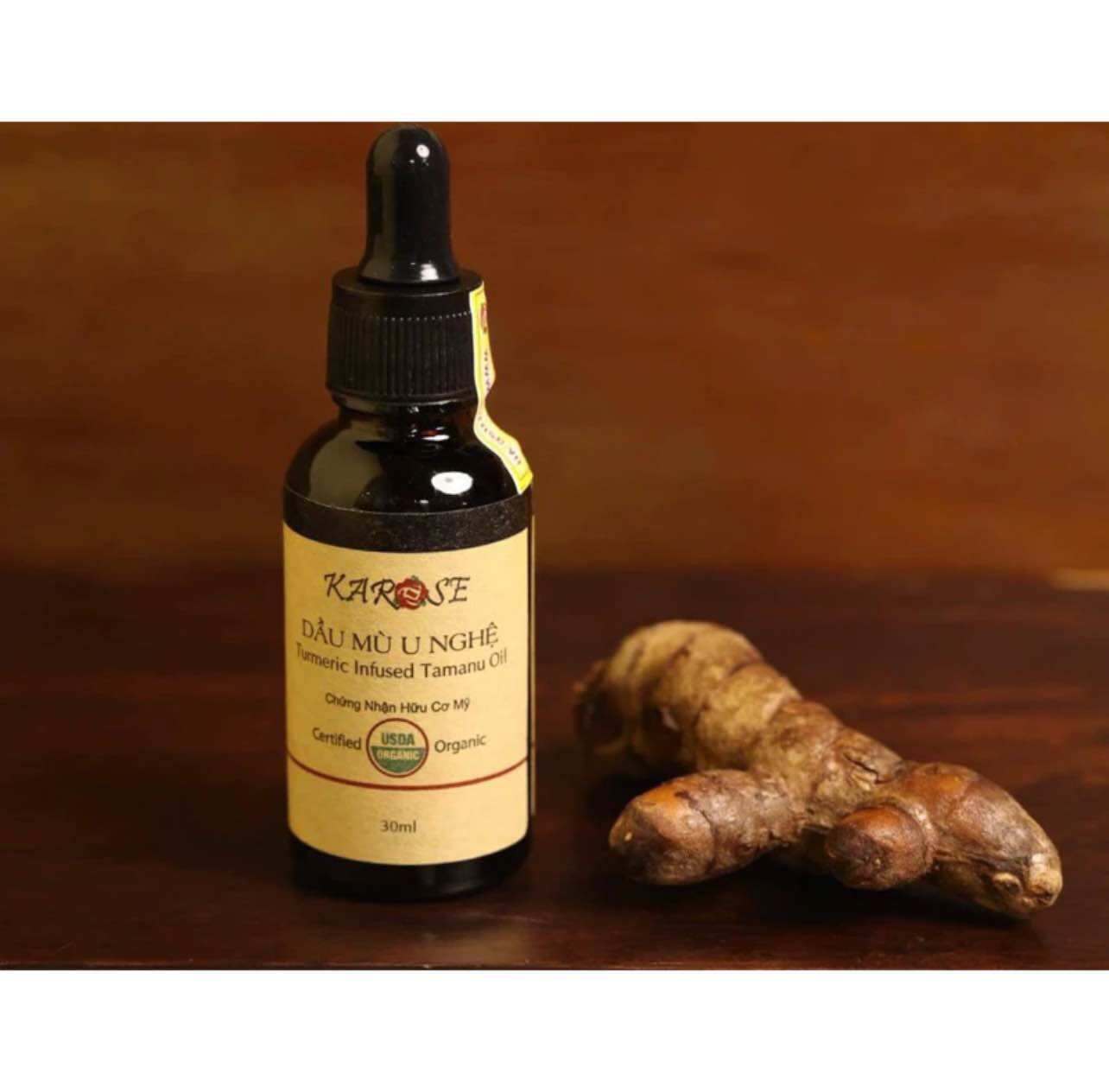 Dầu mù u nghệ Karose (30ml) dưỡng da, dùng cho cả da mụn