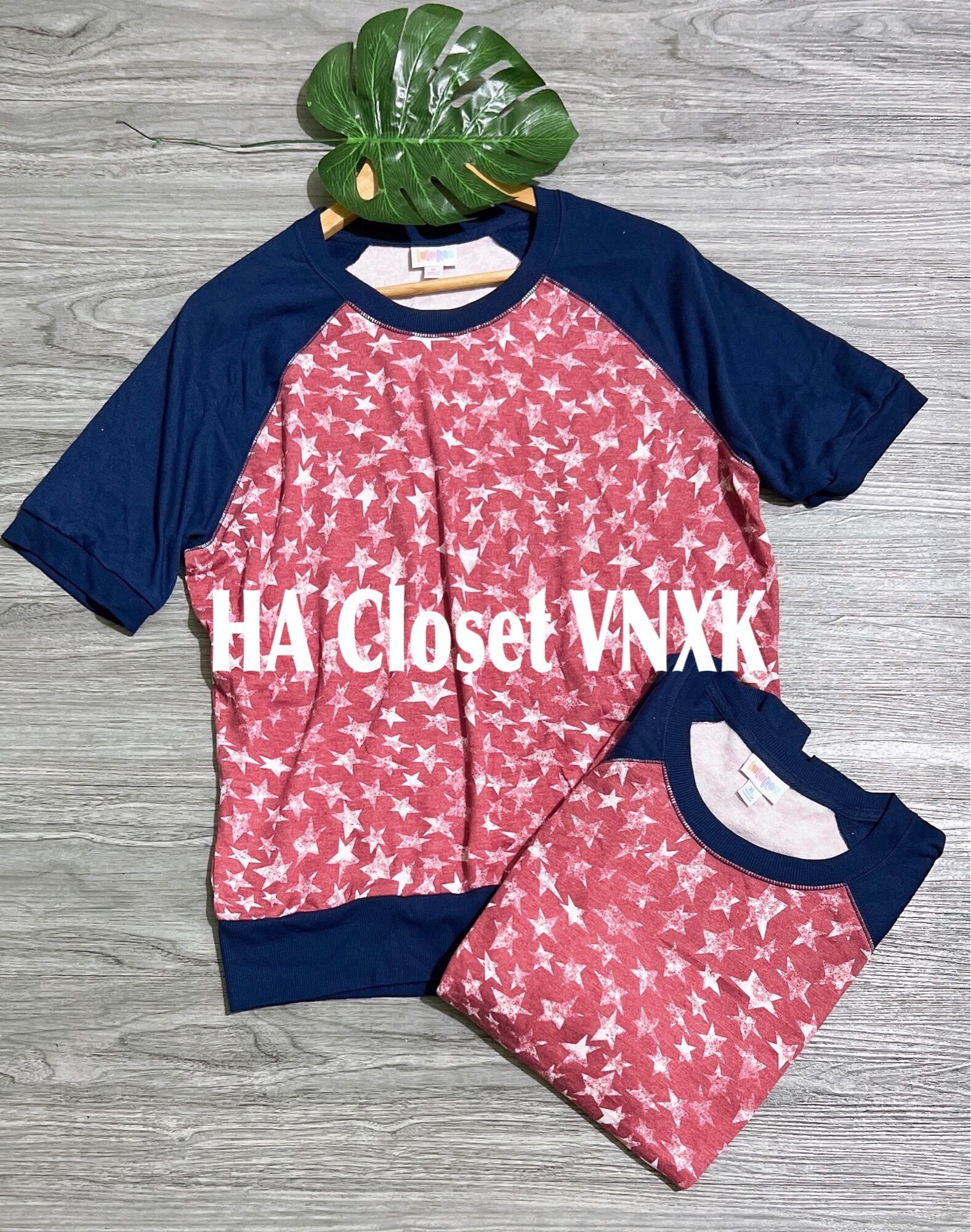 Áo thun ngắn tay xuất dư lularoe