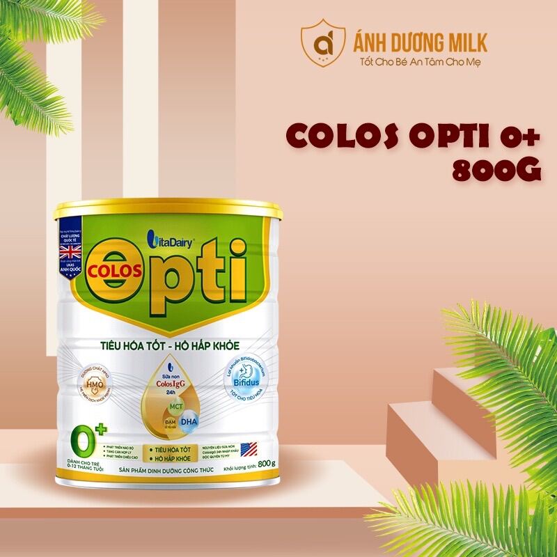 Sữa Colos Opti 0+ 800g