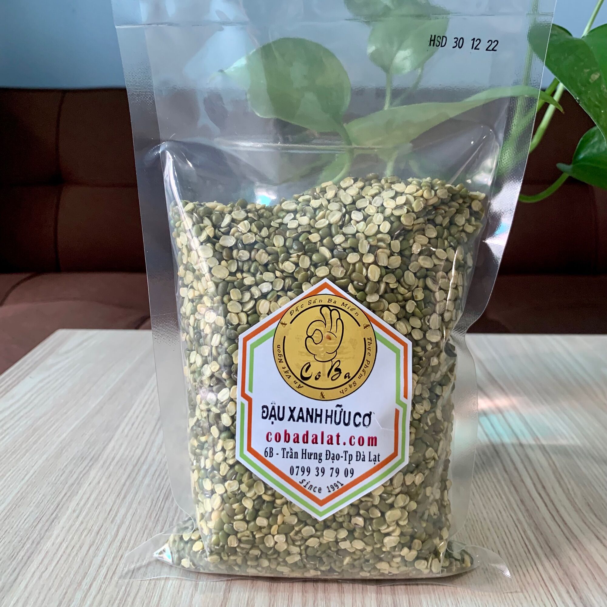 Đậu xanh cà loại ngon 250 gram cô ba đà lạt