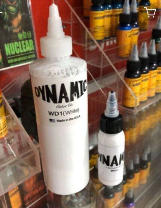 Mực xăm Dynamic mầu trắng 30ml