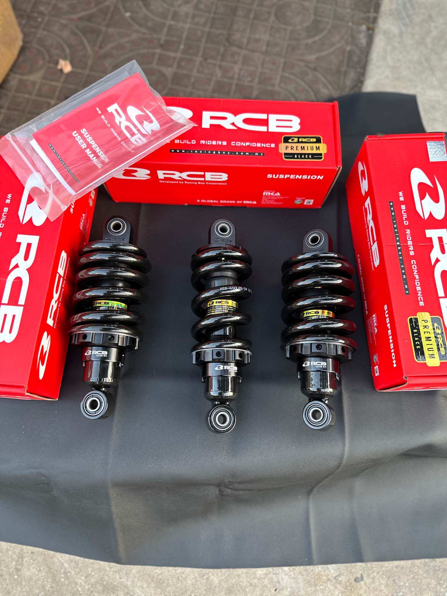 Phuộc RCB M2 Đen Ty Vàng Malaysia