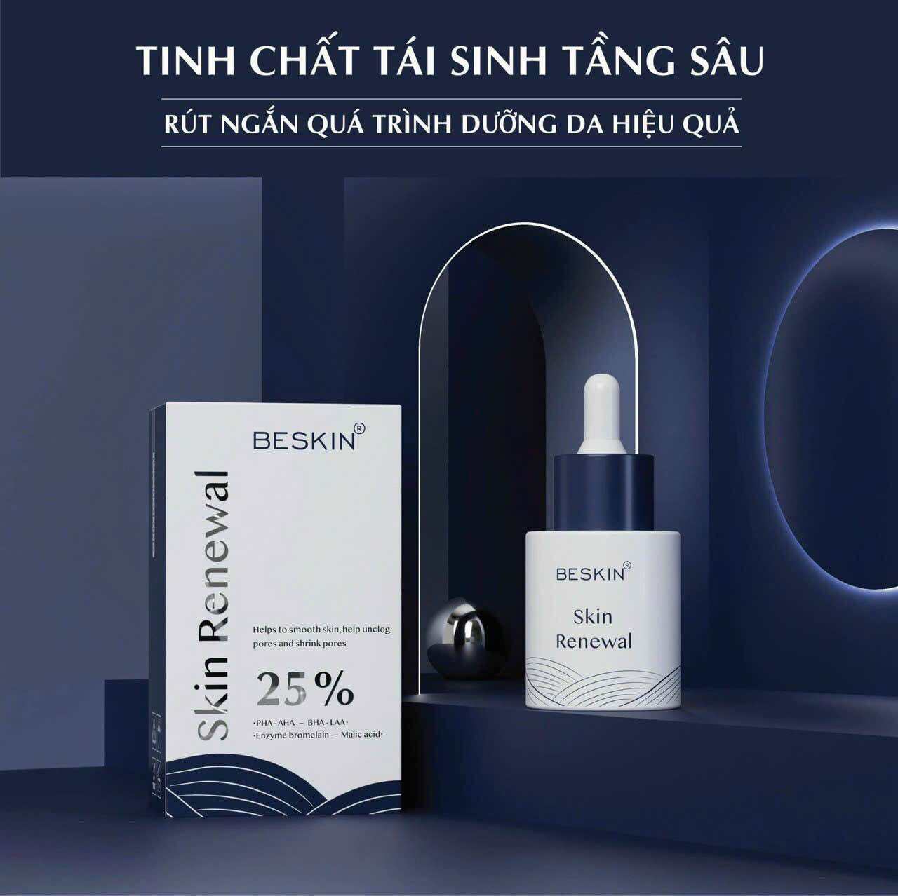 [HÀNG CHÍNH HÃNG] Tinh Chất Peel Da Tái Sinh Tầng Sâu Beskin KHÔNG SƯNG KHÔNG ĐỎ KHÔNG BONG TRÓC 20M