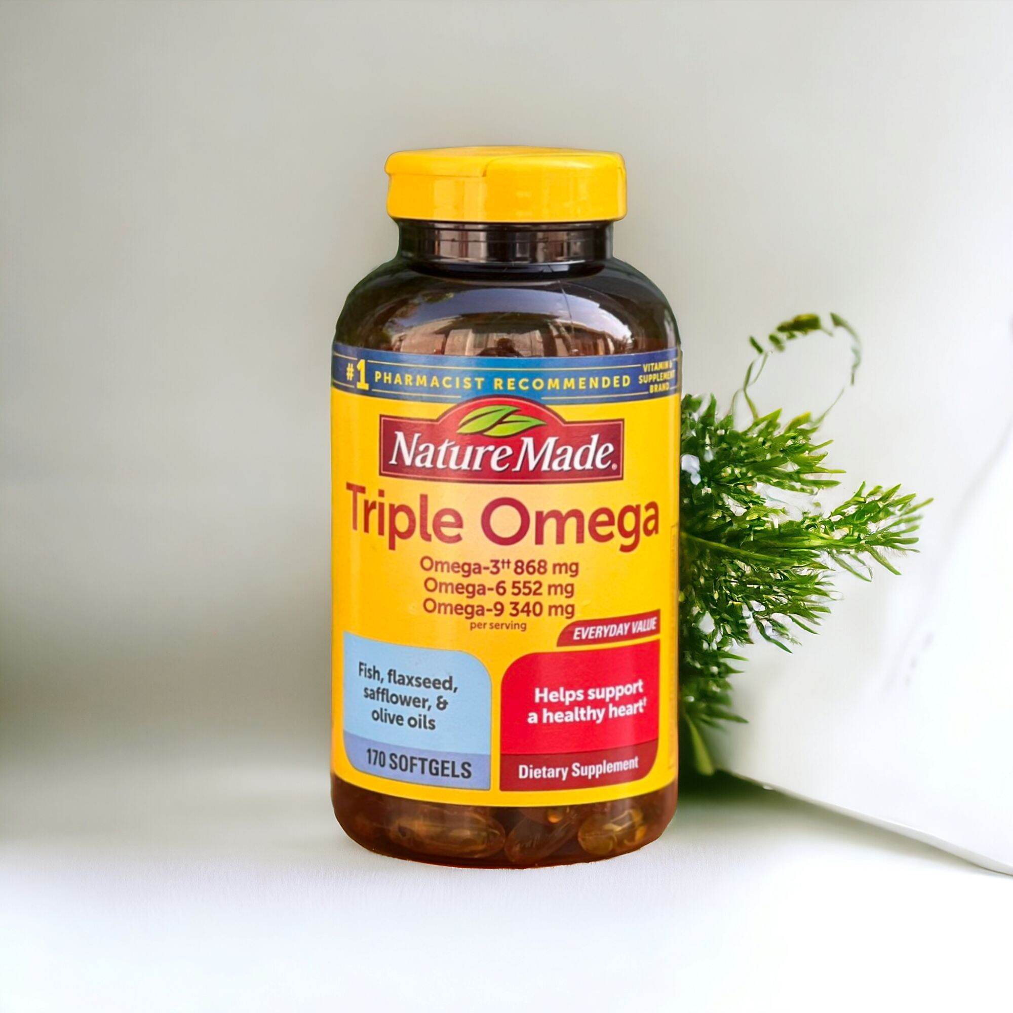 Viên uống bổ sung omega 369 - triple omega 369 nature made 170 viên.