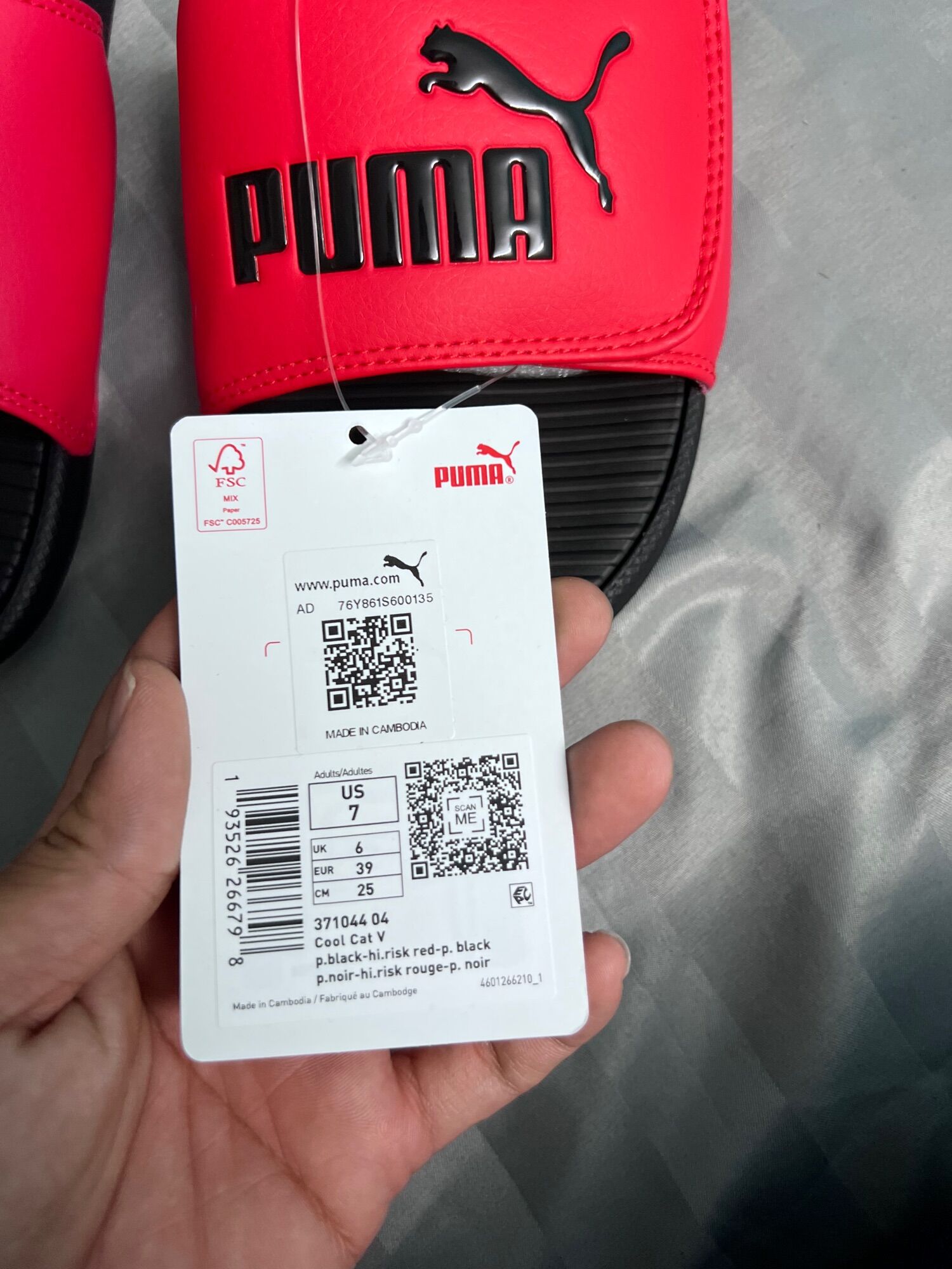 [371044 04] Dép Puma quai mở chính hãng.