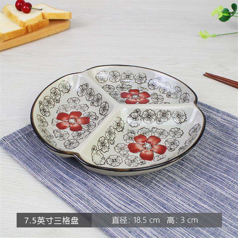 Đĩa Hai Ngăn Bằng Gốm Sứ Đĩa Chia Đôi Hình Con Vịt Đĩa Đựng Trái Cây Đĩa Đựng Thức Ăn Đĩa Tròn Đồ Dù