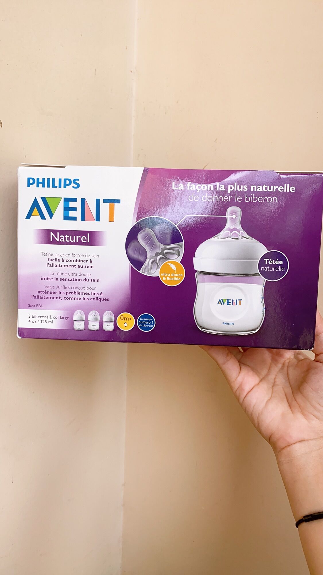 Bình sữa Philips Event Natural núm ty siêu mềm