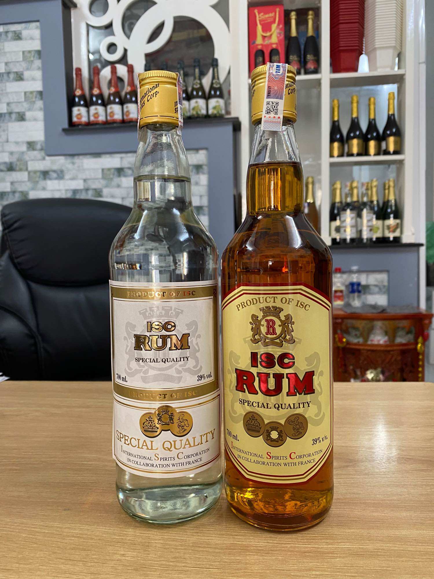 Rượu Rhum ISC 39% 700ml