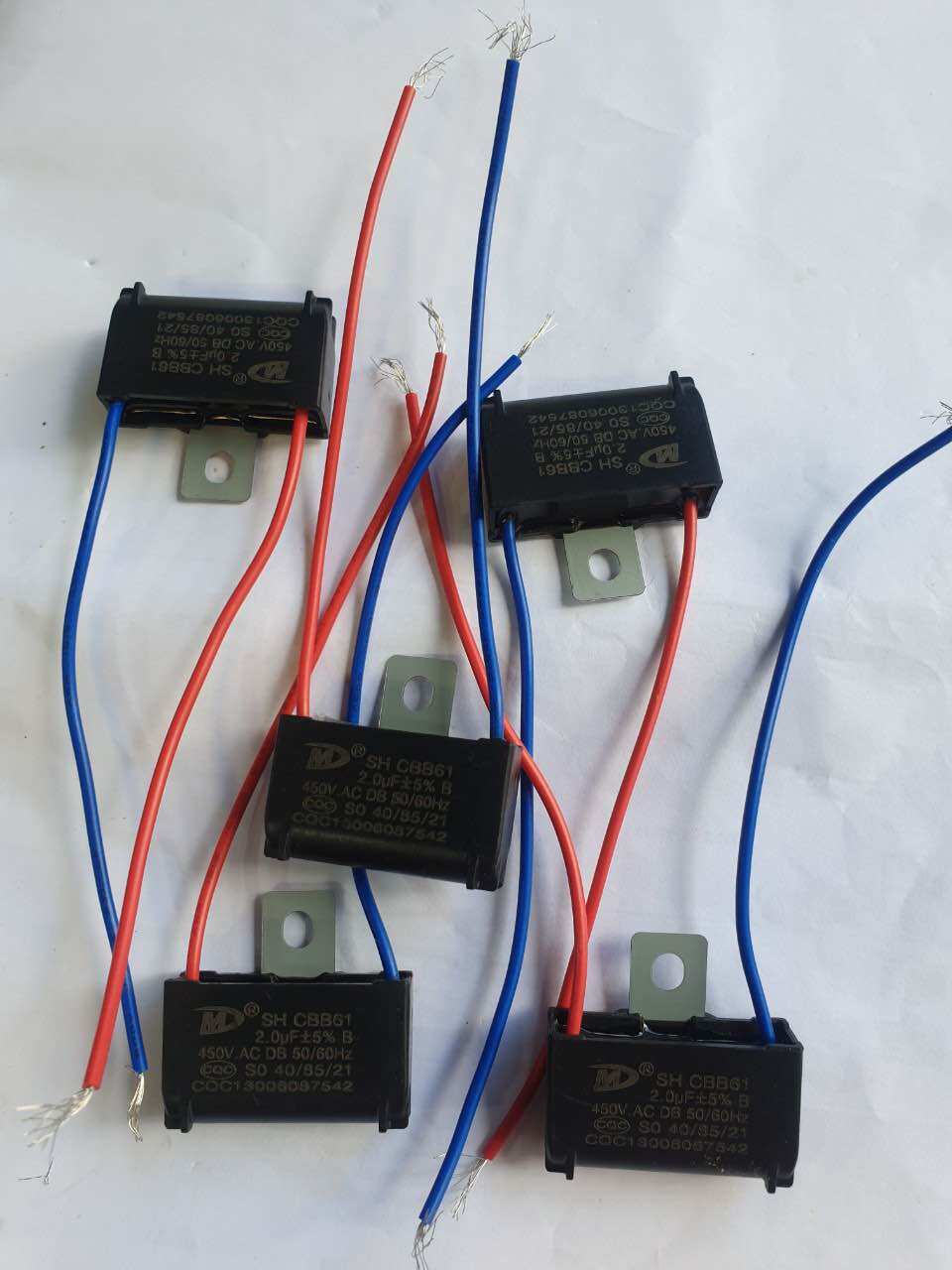 5 cái tụ quạt 2 uf