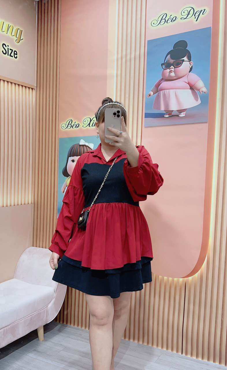 ÁO SƠMI KIỂU TAY BỒNG KIÊU SA Bigsize Nữ (60-95kg)
