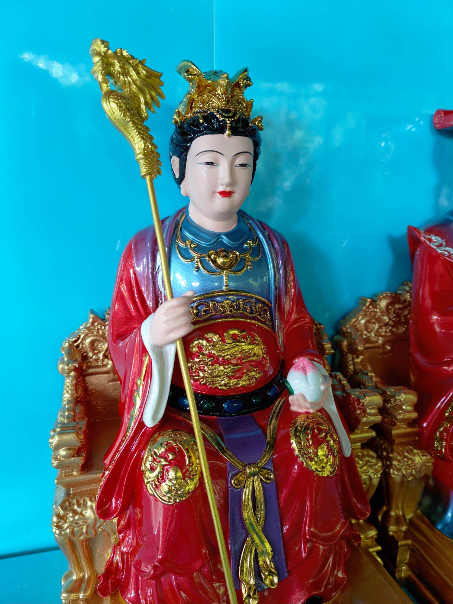 Tượng Ngọc Hoàng, Tây Vương Mẫu cao 30cm