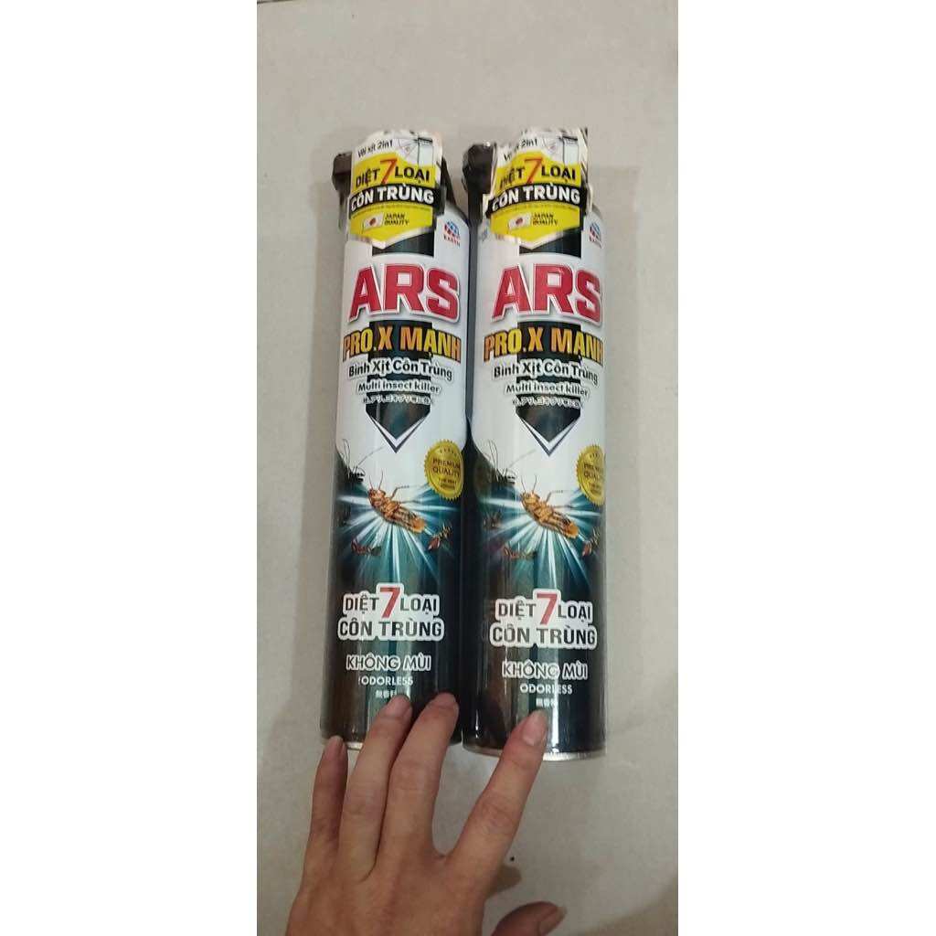 Xịt muỗi 7 loại côn trùng Ars ProX Mạnh 500ml ( Hàng chính hãng )