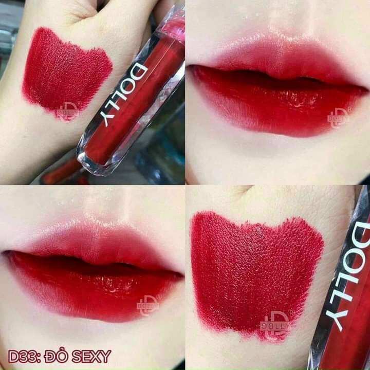 Son kem siêu lì Dolly hàng chính hãng (lựa màu son tùy thích, inbox shop để nhắn màu son nhé)