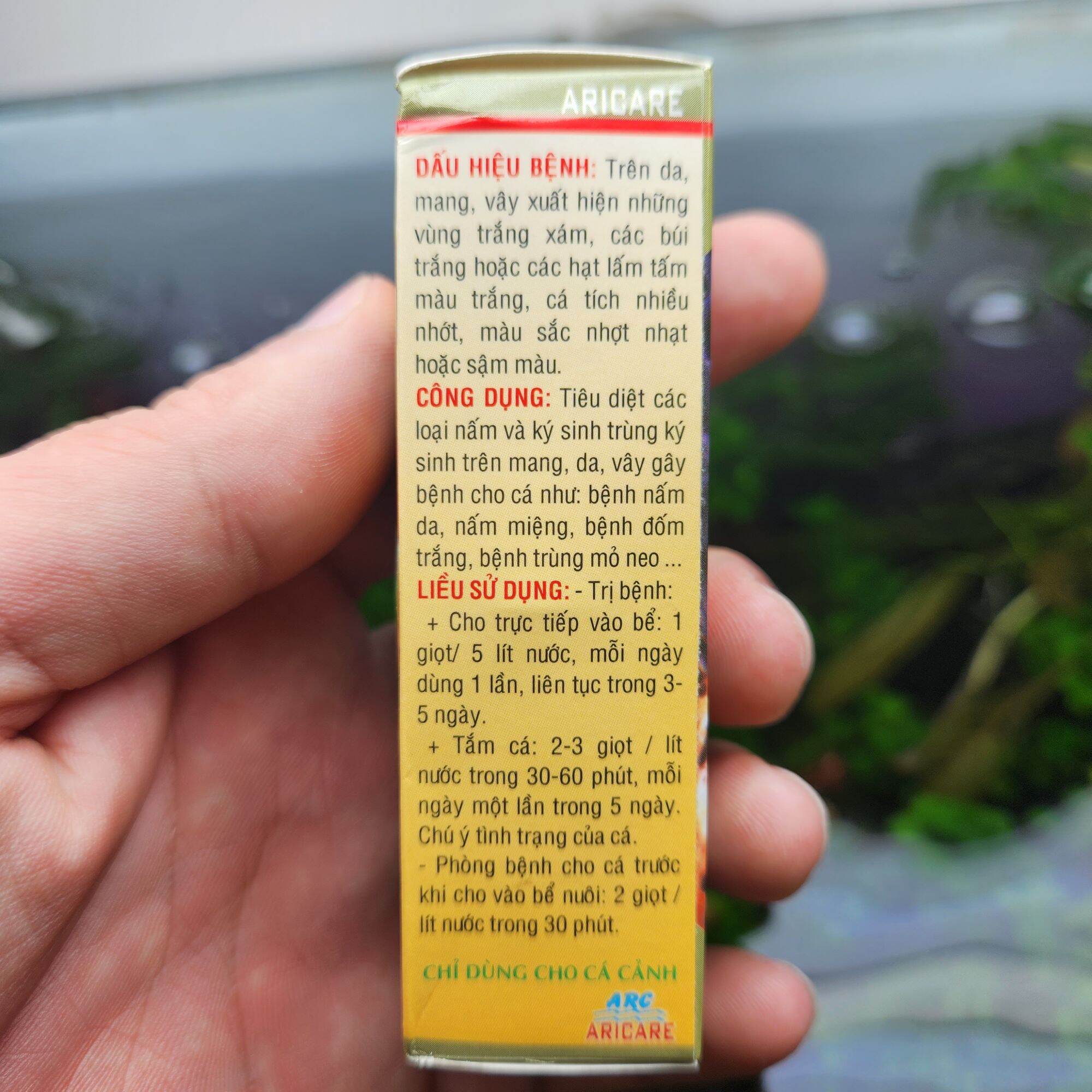 Bensol trị nấm và ký sinh trùng cho cá cảnh (chai 30ml)