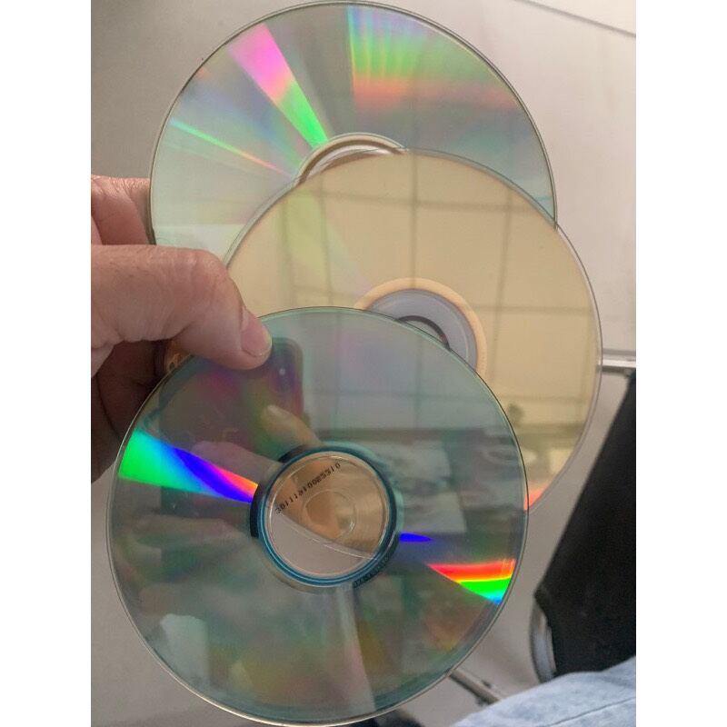 10 đĩa CD cũ dùng để trang trí, Trưng bày... kích thước 12cm