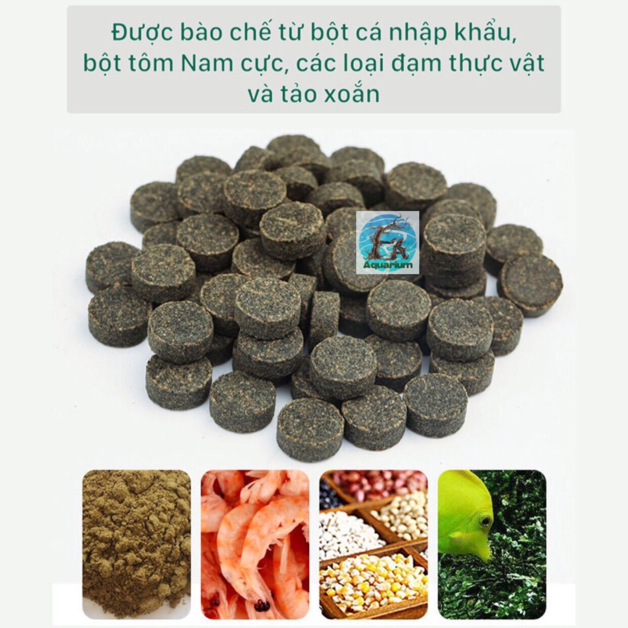 Thức ăn dán kính Fish food cho cá hiệu Sunsun