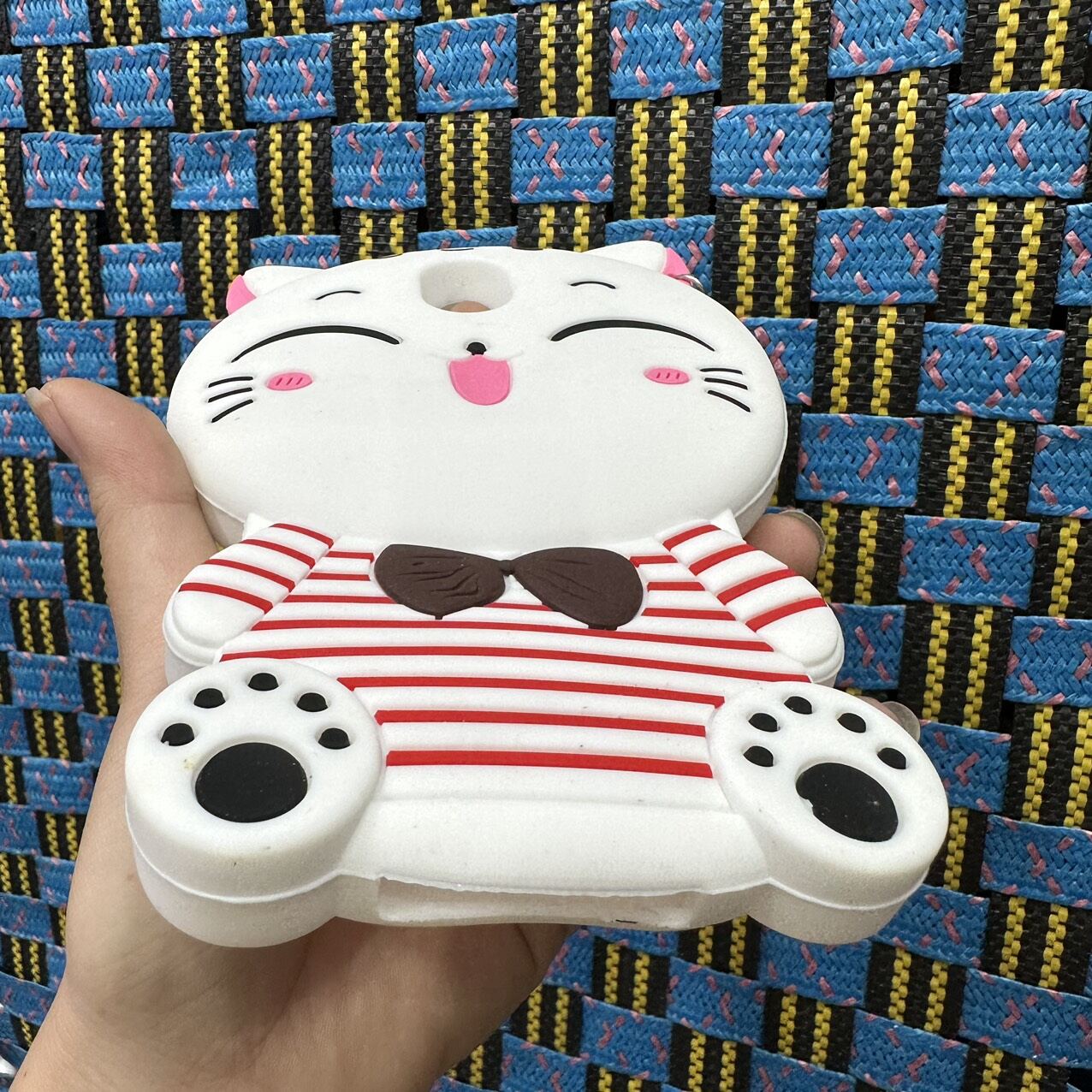 Case ốp lưng Samsung J7 pro dẻo hình mèo mập siêu dễ thương