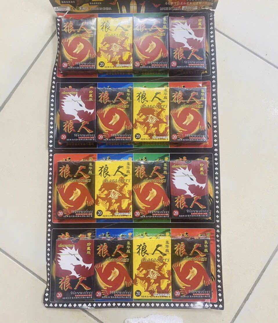 Bộ bài ma sói 50 và 110 lá siêu đẹp