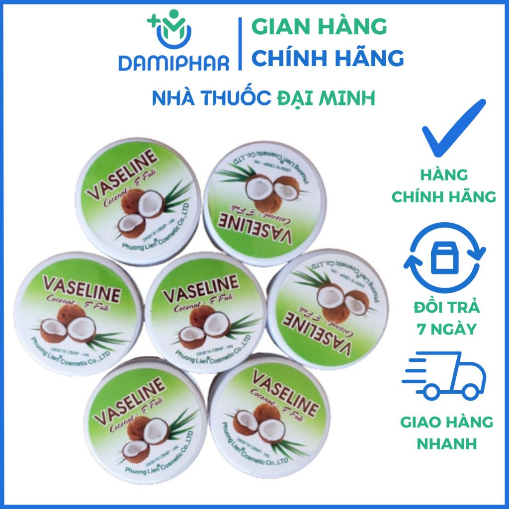 Kem Dưỡng Ẩm Vaseline Dầu Dừa & Vitamin E 15g