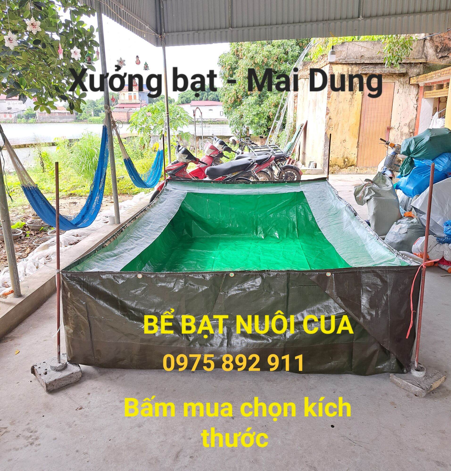 Bể bạt nuôi ốc ếch cá lươn [ chống nhảy, chống bò ]