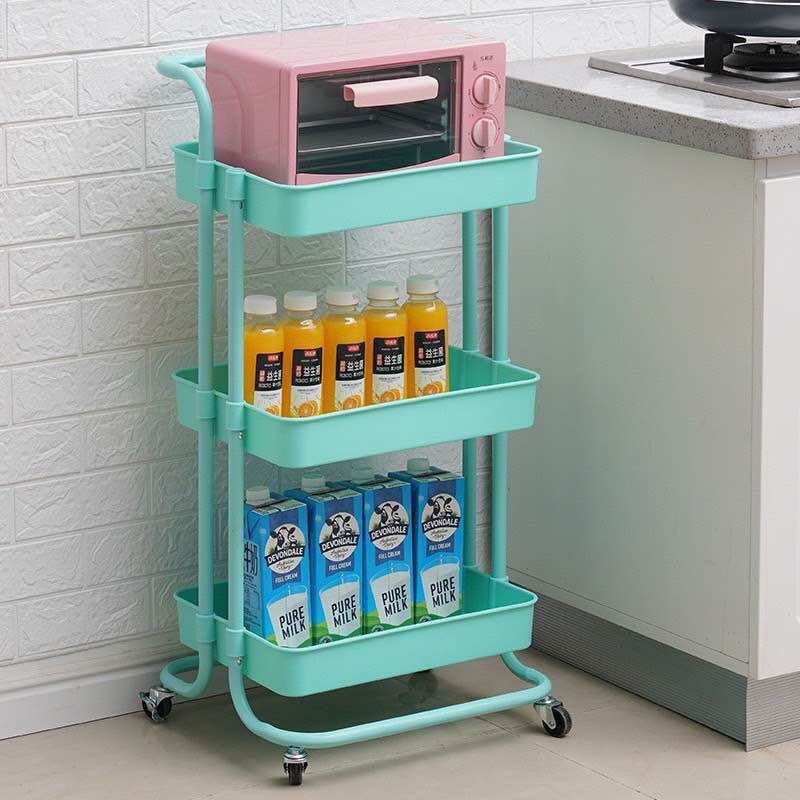 Kệ spa 3 tầng có bánh xe