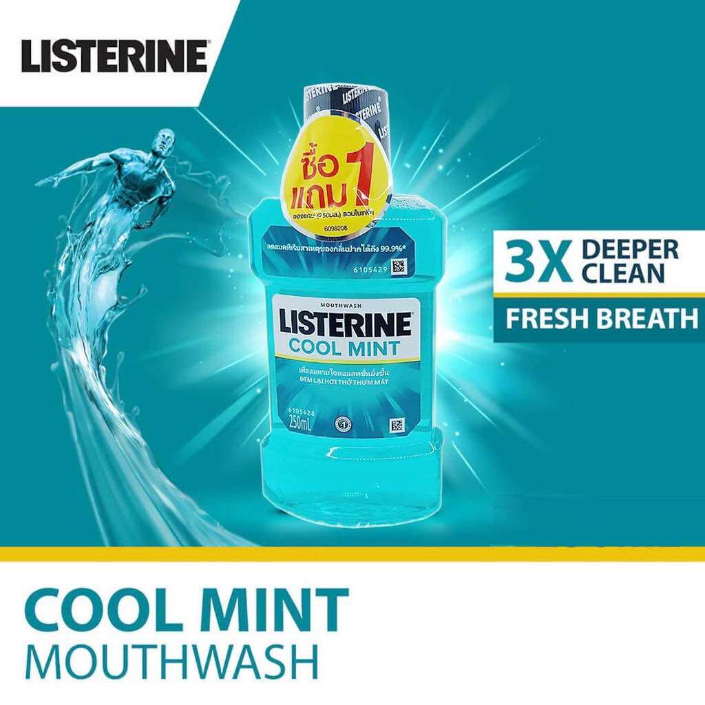 NƯỚC SÚC MIỆNG LISTERINE THÁI LAN 750ml & 250ML