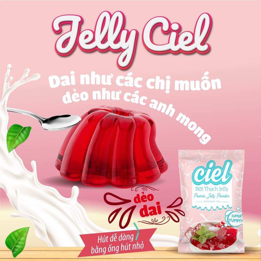 Bột thạch Jelly Ciel gói nhỏ 140gr