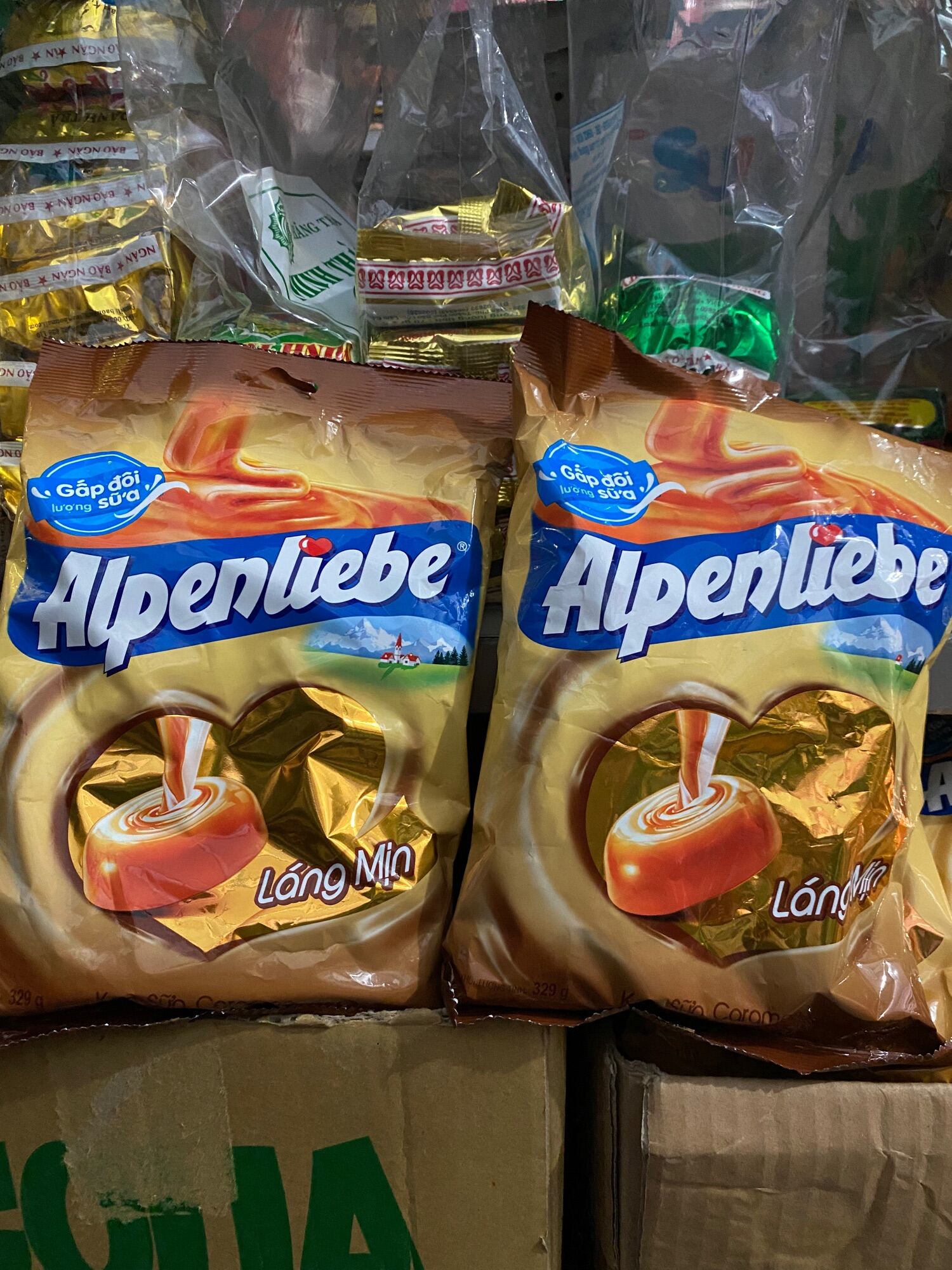 Combo 2 túi kẹo béo Alpenliebe 119g