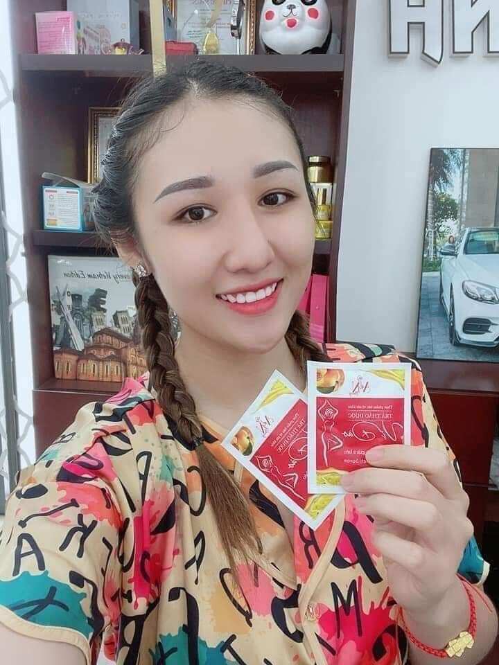 Giảm cân vị đào chính hãng Đông Anh tặng kèm túi