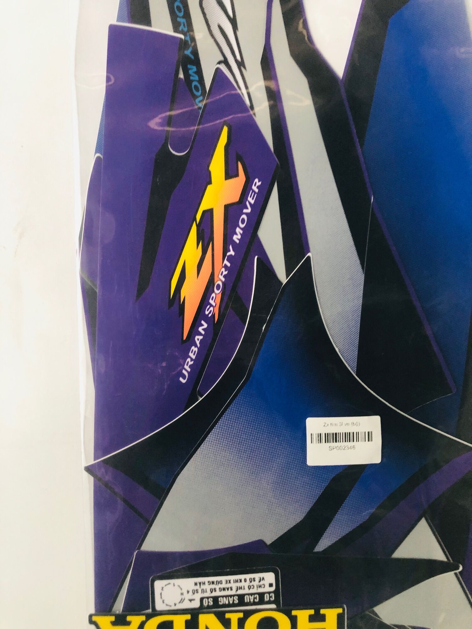TEM WAVE ZX TÍM ĐEN 3LVN