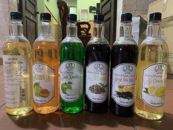 Siro hương hồng trà mật ong
