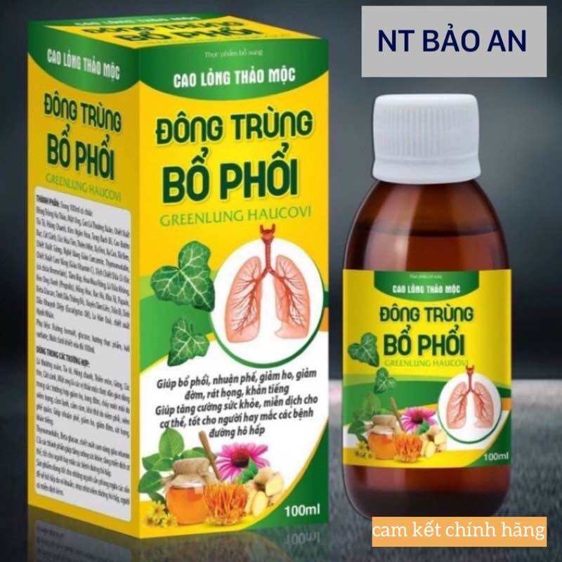 Đông trùng bổ phổi Hậu.c0vid. Giúp bổ phổi nhuận phế giảm ho. phòng trừ các vấn đề về phổi do c0vid