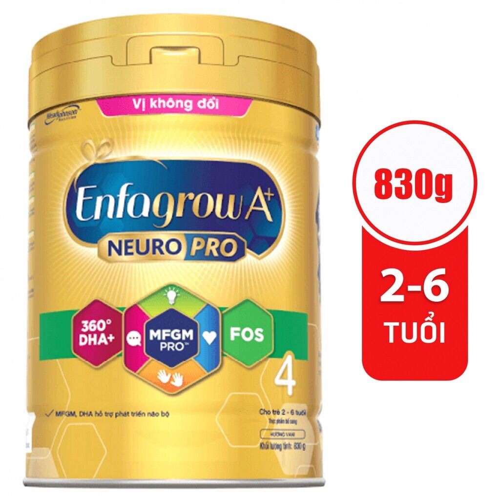 Sữa bột Enfagrow A+ Neuro Pro số 4 vị không đổi  HSD 6 23