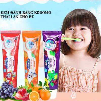 (Chính Hãng Thái Lan) Kem Đánh Răng Kodomo 65g