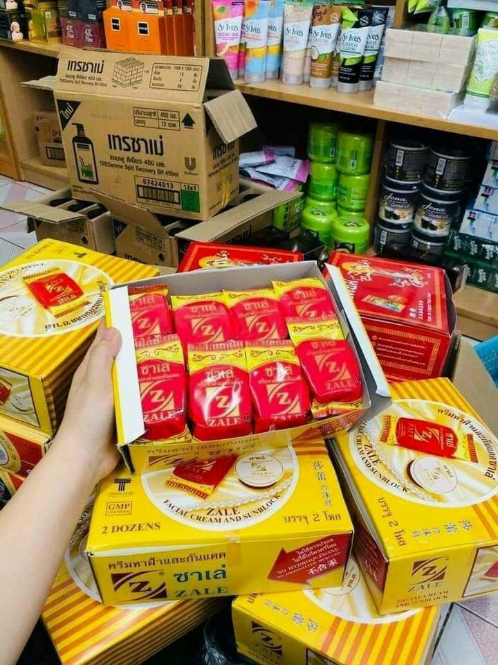 Kem zale đỏ loại 1 Thái Lan combo 6 hủ