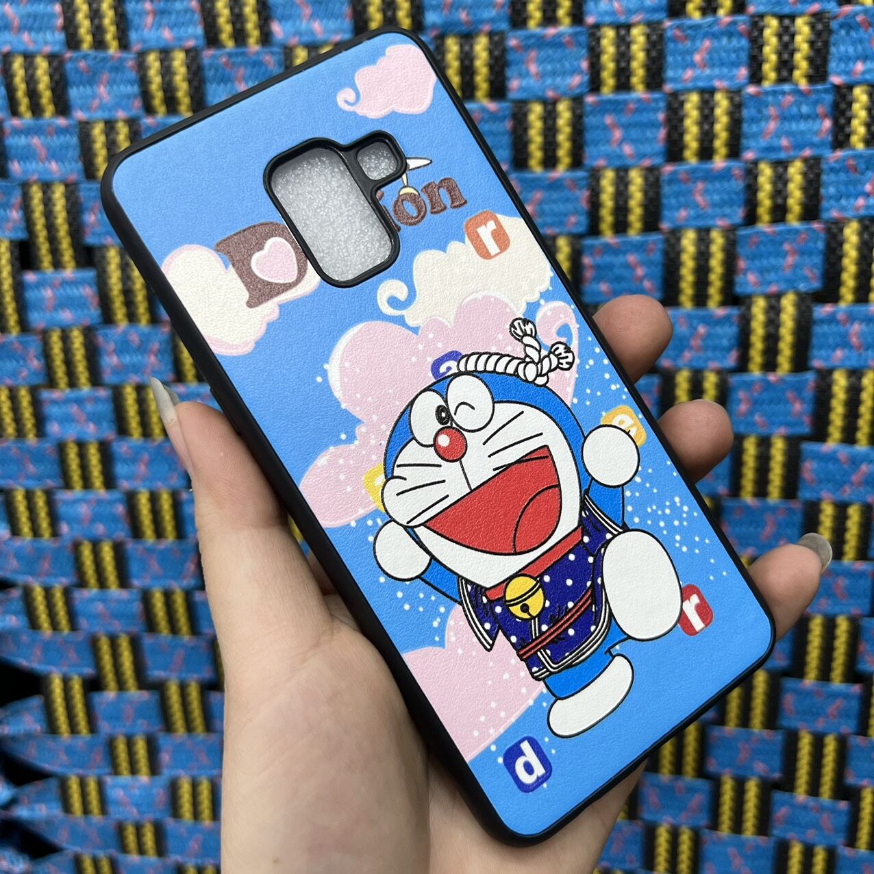 Case ốp lưng Samsung A8 2018 dẻo hình doremon siêu cute bảo vệ camera