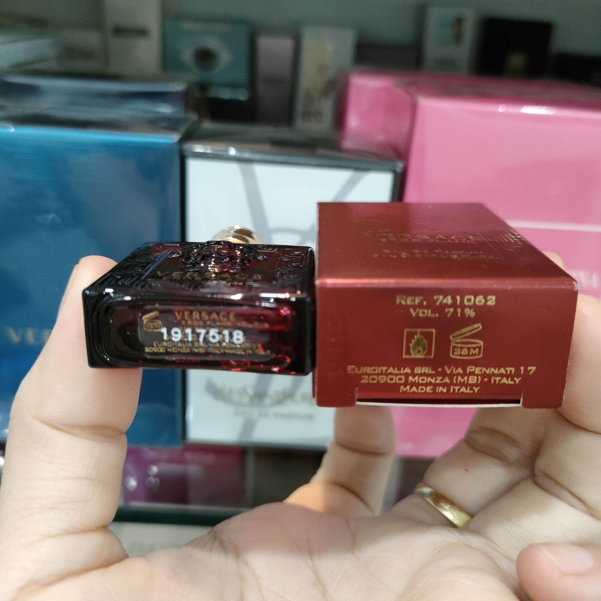 Nước hoa mini Versace Eros Flame edp 5ml - Italy