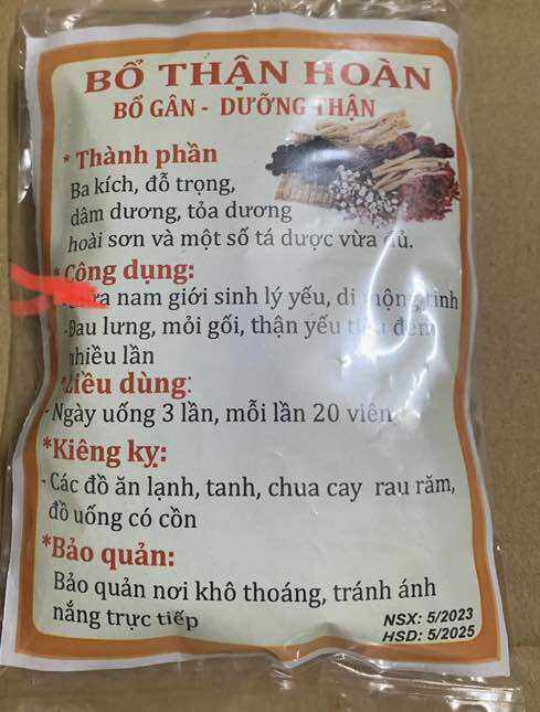 Bổ thận tráng dương tăng cường sinh lực- sinh tinh túi dạng viên cao cấp 100g
