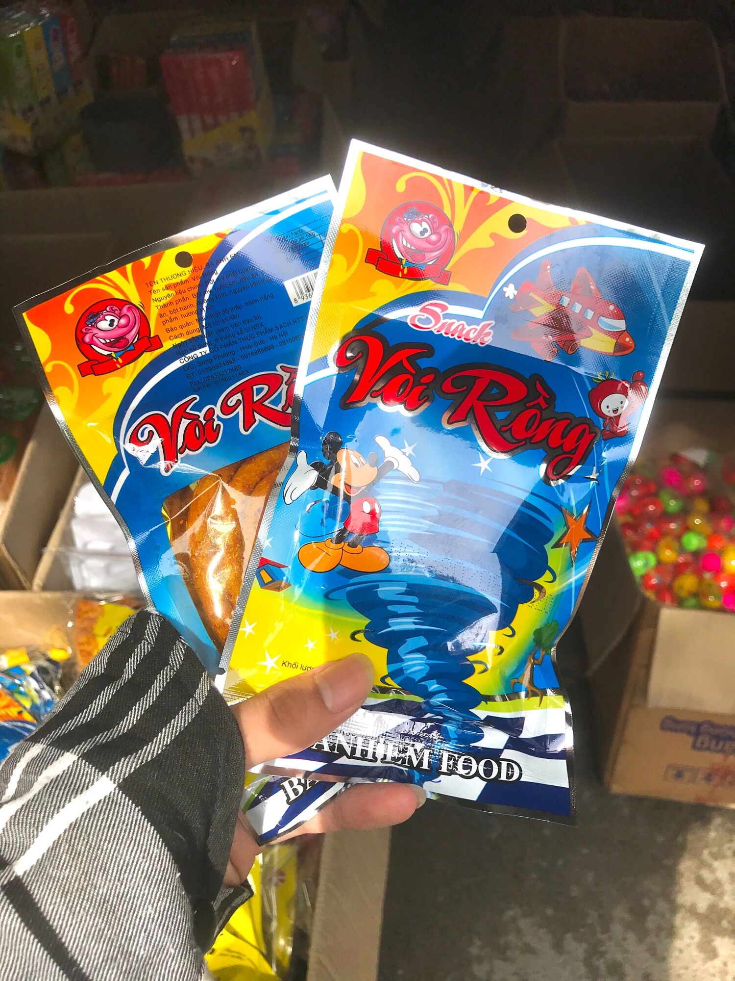 Bịch 30 gói snack vòi rồng