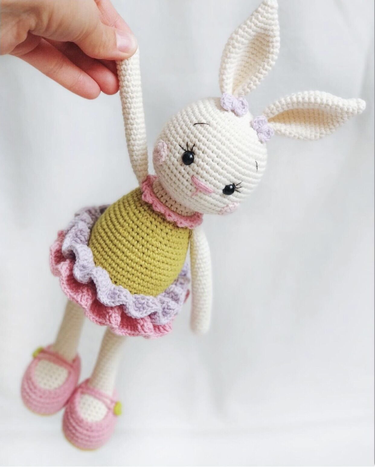 Thú len nhồi bông handmade - Thỏ LiLu