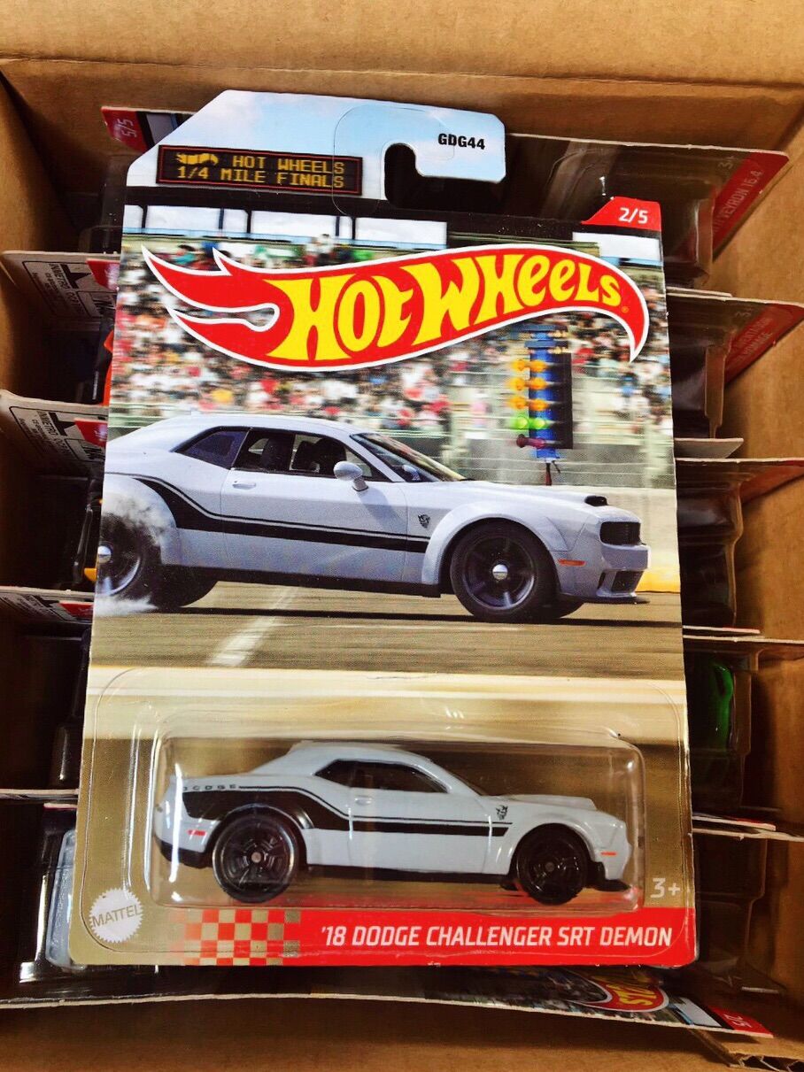 Xe mô hình hot wheels new 2021 tỉ lệ 1:64 "18 dodge challenger srt demon"