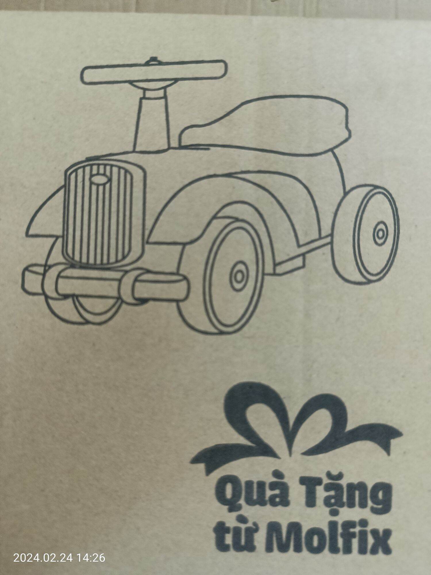 Xe chòi chân có nhạc cho bé