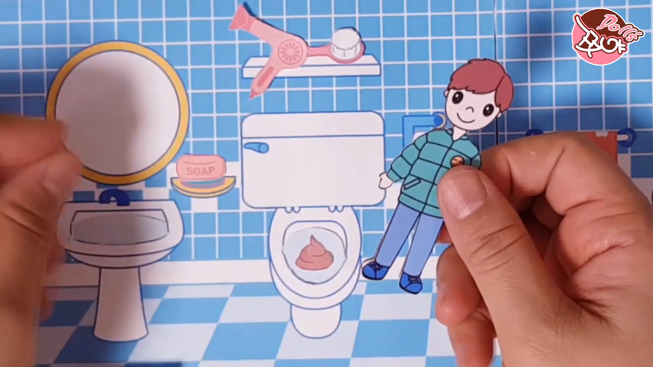 (BÚP BÊ GIẤY) GIA ĐÌNH BÚP BÊ GIẤY