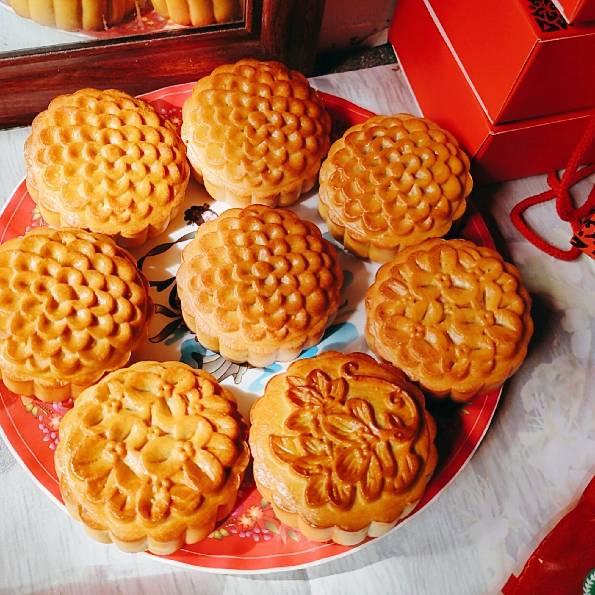 Set vỏ bánh trung thu bánh nướng