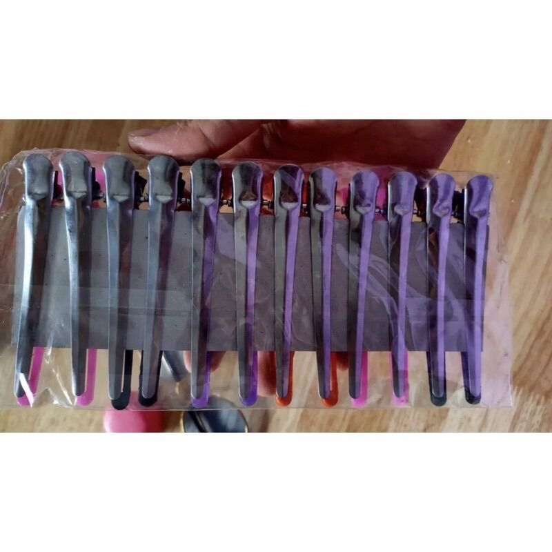 🔥Sỉ_ 5 Lố (60 Cái) Kẹp Tóc, Mỏ Vịt (Dài 10cm)
