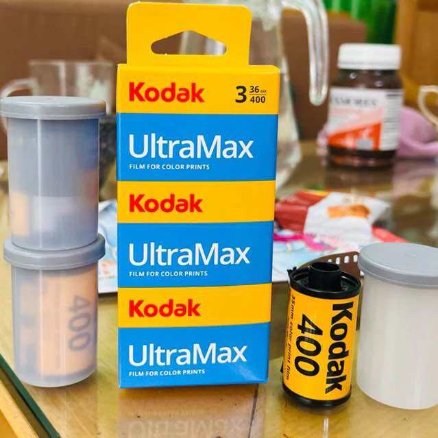 Kodak Ultramax 400 pack 3 rolls 36exp date 8/2026 film 35mm